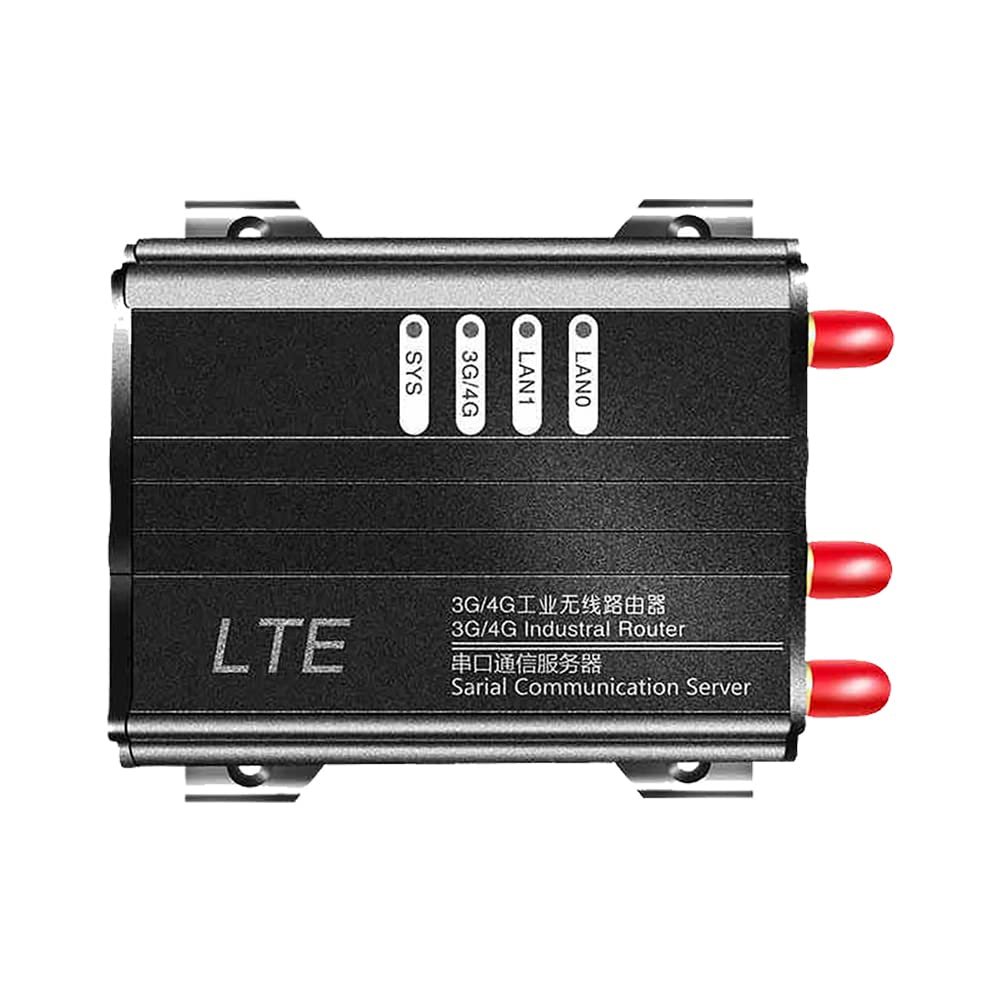 EXVIST 4G LTE WiFi Router with SIM Card Slot, Industrial 4G LTE Router with EC25-EU, RS232, VPN, External Antennas for Smart Home, Video Surveillance, Industrial Control etc.