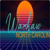 Waxhaw North Carolina 2 X 1.25-Inch Vinyl Decal Stiker Retro Neon Design view 1