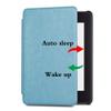 ISeeSee Case for All-New 6.8" Kindle Paperwhite with Holding Signature Edition (11th Gen, 2021 Release) PU Leather Book Cover with Auto Wake/Sleep Sky Blue view 3