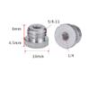 Screw Adapter 1/4'' Female to 5/8" Male for Camera Tripod view 4