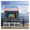 Lifyn2 Fishfinder 7 Inch Underwater Fishing Video Camera Fish Finder Waterproof 20 LEDs 360 Degree Rotating Dome Rotating Viewing Camera (Color : Black, Size : FX7-20M) view 2