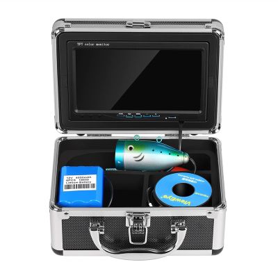 Lifyn2 Fishfinder LED Fish Finder Underwater Fishing Camera 7 Inch 1000TVL Waterproof Video ICE Fishing (Color : 30m with Record)