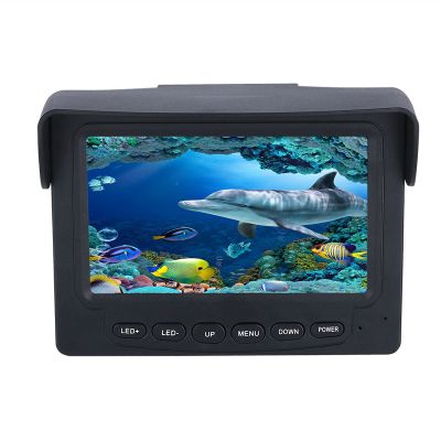 Lifyn2 Fishfinder 15M 1000TVL Fish Finder Underwater Ice Fishing Camera 4.3" LCD Monitor 6PCS LED Night Vision Fishfinder Camera (Color : F008G-15M-W)