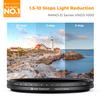 K&F Concept 67mm Variable ND3-ND1000 ND Filter (1.5-10 Stops) Neutral Density Lens Filter with 24 Multi-Layer Coatings for Camera Lens (D-Series) view 2
