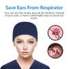 QBA Adjustable Working Cap with Button, Satin Lined Hat, Cotton Working Hat Sweatband, Elastic Bandage Tie Back Hats for Women & Men, One Size view 4