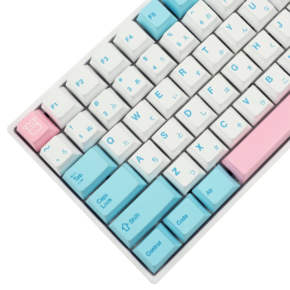 140 Key Milk Cover Cherry Profile PBT Dye Sub Keycaps for MX Mechanical Keyboard GMMK Filco 104 TKL GK61 KBD75 96 GK64 68 (140 Key Milk Cover)