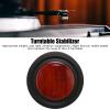 Archuu Alloy Mahogany Record Weight Stabilizer Red Wood LP Disc Turntable Vinyl Clamp, RT290 Player Clamp Vibration Reducer with 7.28mm / 0.29in Spindle Hole(Black (RT290B)) view 2