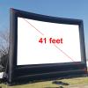 41ft/40 ft Inflatable Movie Screen Outdoor Exclude Blowers - Front and Rear Projection - Commercial Projector Screen for School, Churches, Grand Parties, Drive-in Theater(41ft Without Blowers) view 1