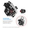Seafrogs Underwater Housing for Sony A6600 with16-50MM Standard Barrel 40M/130FT Waterproof Case with Built-in Water Leakage Sensor, Ideal for Diving, Surfing, Swimming and Rafting Video view 4