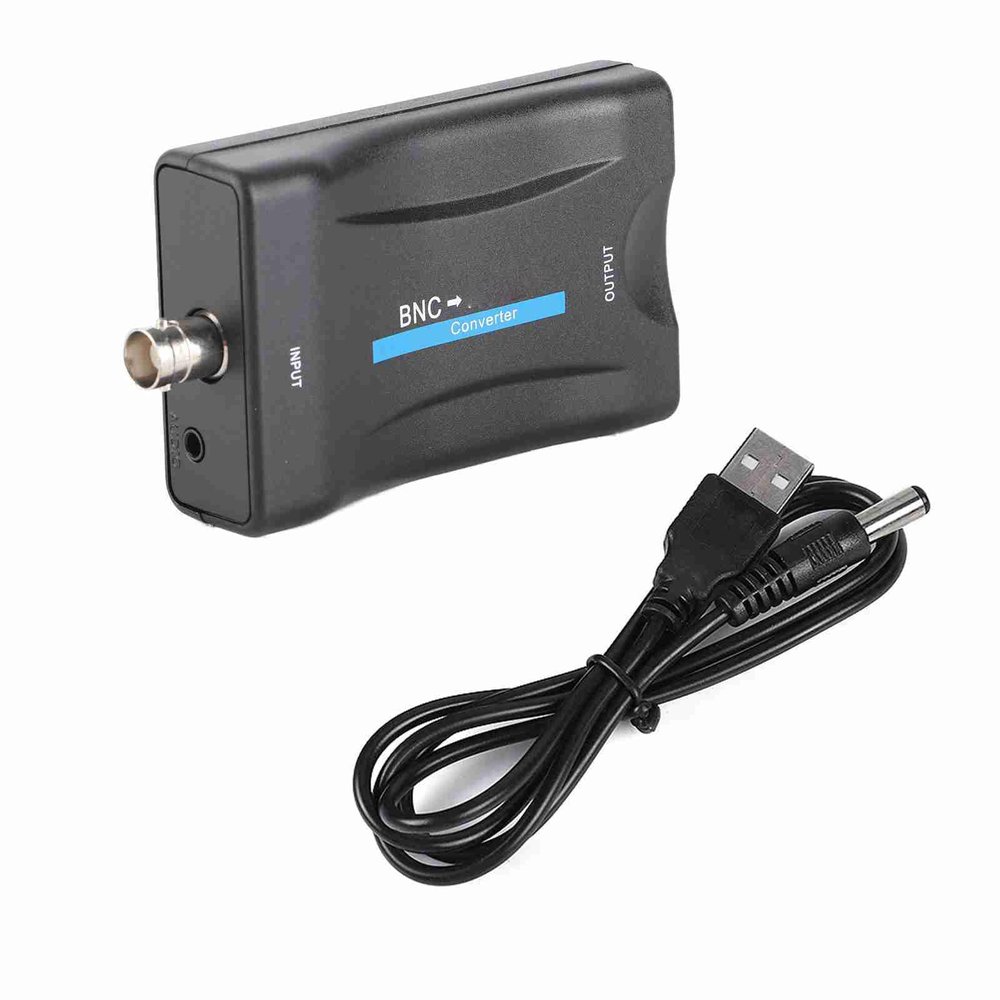 BNC to HDMI Converter Adapter Female CVBS BNC HDMI Connector Coaxial Composite Transfer Analog Video Audio Input 1080P Output HDCP Hook Security Camera DVRs Surveillance AC1420 CCTV for Monitor HD TV
