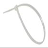GTSE 12 Inch White/Clear Heavy Duty Zip Ties, 1,000 Bulk Pack, 120lb Strength, UV Resistant Nylon Cable Ties, Self-Locking 12" Tie Wraps view 2