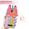 B-wishy for Blu View 2 with Strap,Slim Soft Protective Shockproof Phone Case for Adults Case-Rainbow (Pink) view 3
