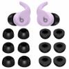 6 Pairs Memory Foam Compatible Beats Fit Pro Ear Tips Buds, S/M/L 3 Size Replacement, Cancel Noise Anti-Slip Fit in Case, Comfortable No Silicone Pain Earbuds - Black view 1
