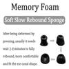 6 Pairs Memory Foam Compatible Beats Fit Pro Ear Tips Buds, S/M/L 3 Size Replacement, Cancel Noise Anti-Slip Fit in Case, Comfortable No Silicone Pain Earbuds - Black view 3