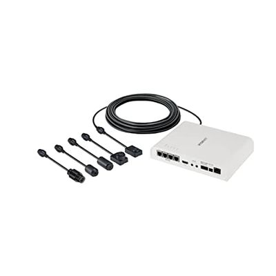 Hanwha Techwin PNM-9000QB 2MP x 4CH Remote Head WDR Network Camera with RJ45 Connection