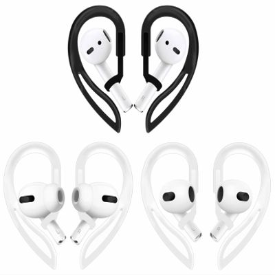 3 Pairs Ear Hooks Compatible with AirPods Pro 2nd 1st and 3 2 1, 360 Angle Rotation Adjustable Length Anti-Slip Sport Earhooks Wing Tips Holder Compatible with AirPods 3 2 1 and Pro 2 1-1B2T