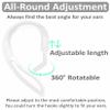 3 Pairs Ear Hooks Compatible with AirPods Pro 2nd 1st and 3 2 1, 360 Angle Rotation Adjustable Length Anti-Slip Sport Earhooks Wing Tips Holder Compatible with AirPods 3 2 1 and Pro 2 1-1B2T view 2