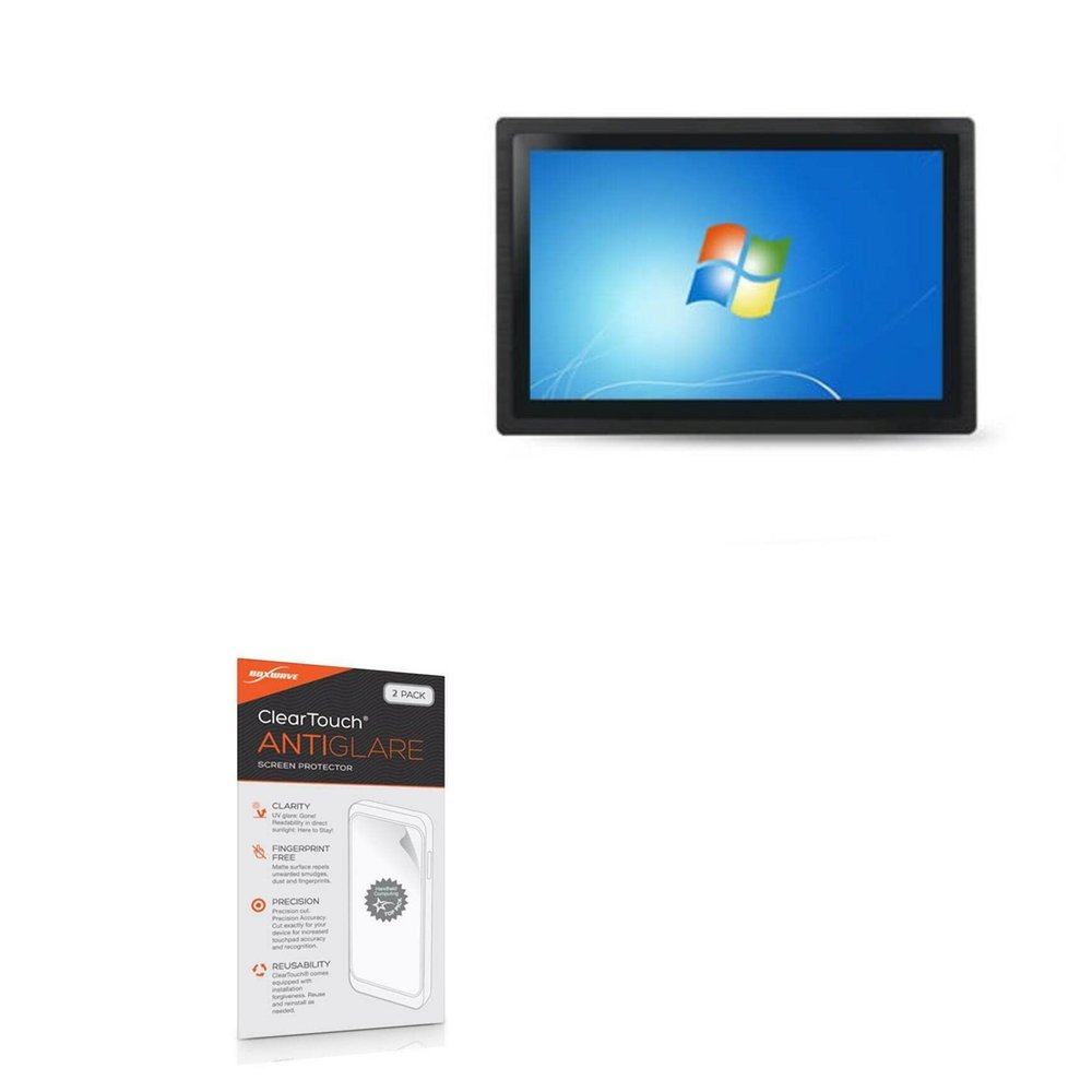 BoxWave Screen Protector Compatible with Touch Think TPC173-W220 - ClearTouch Anti-Glare (2-Pack), Anti-Fingerprint Matte Film Skin