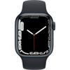 Apple Watch Series 7 GPS + Cellular, 45mm Midnight Aluminum Case with Midnight Sport Band - Regular (Renewed) view 2