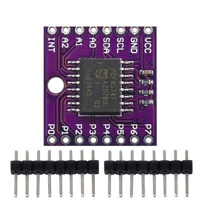 10PCS PCF8574T I/O I2C Port Interface Support Cascading Extended Module