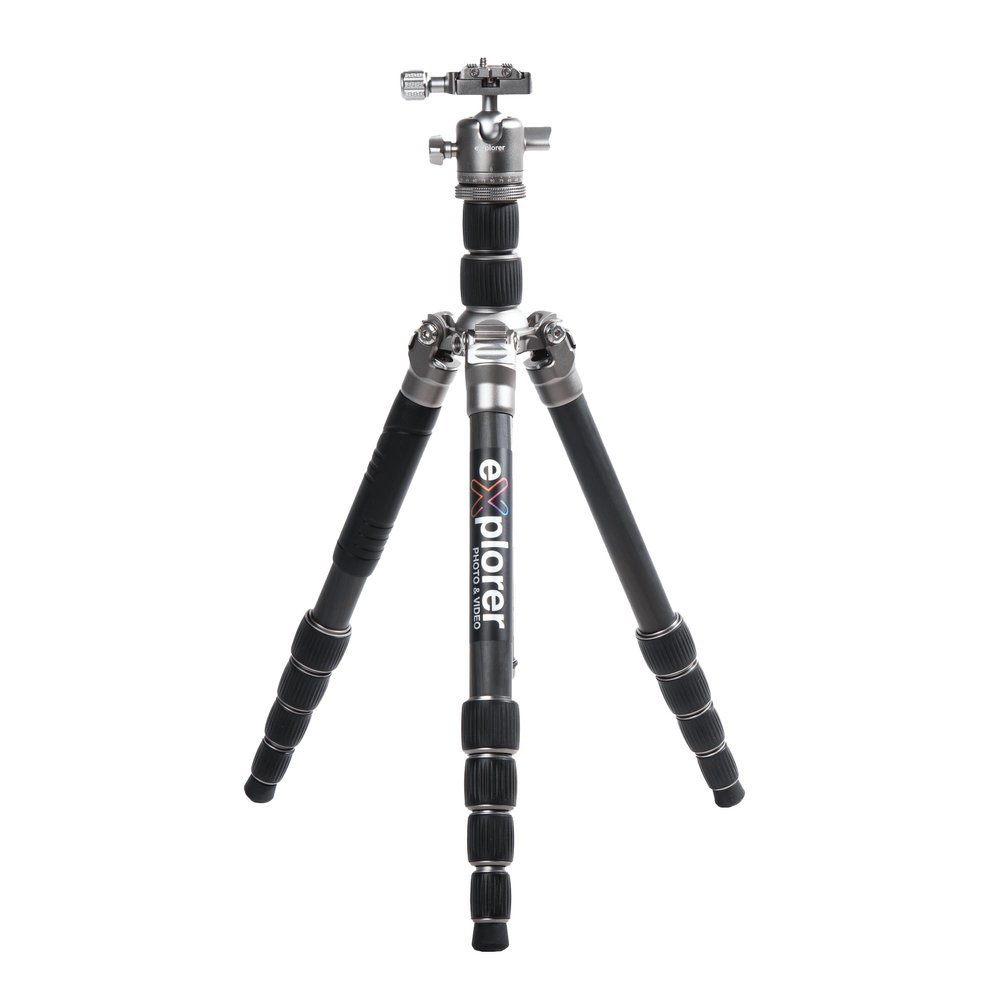 Explorer TX-VK Voyager 5-Section Carbon Fiber Travel Tripod/Monopod with BX-25 Ball Head