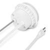 BTU Desktop Power Grommet with USB, 3 inch Hole Recessed Power Outlet, Flush Mount Power Strip Outlet with 2 AC Outlet & 2 USB Ports & 1 CAT6 & 10ft Power Cords for Table, Office, Home, Hotel, White view 2