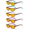Eyekepper 5 Pack Reading Glasses Blue Light Blocking Computer Eyeglasses Amber Tinted Filter Lens +2.25 view 1