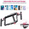 ULANZI F38 Camera Quick Release Plate w 1/4" to 3/8" Screw Thread + ULANZI Smartphone Video Rig with Handles view 2