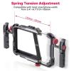 ULANZI F38 Camera Quick Release Plate w 1/4" to 3/8" Screw Thread + ULANZI Smartphone Video Rig with Handles view 3