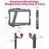 ULANZI F38 Camera Quick Release Plate w 1/4" to 3/8" Screw Thread + ULANZI Smartphone Video Rig with Handles view 4