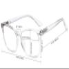 Eyekepper 5 Pack Square Nerd Blue Light Blocking Readers for Women Computer Reading Glasses Yellow Tinted +2.00 view 4