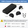 FERRISA HDMI to DisplayPort Adapter 4K@60Hz HDMI 2.0 to DP 1.4 Converter with USB Power, Display Port Adapter (Male to Female) Compatible with Laptop,AMD,NVIDIA,PS5,Xbox and More view 2