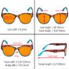 Eyekepper 3 Pack Orange Tinted Pattern Design Reading Glasses Blue Light Blocking Readers Computer Eyeglasses +1.50 view 4