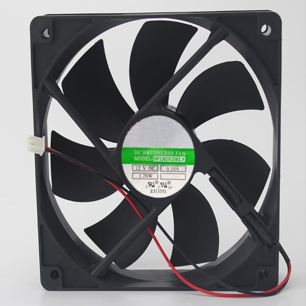 DF1202512SELN 12V 0.1A 1.2W 12025 Cooling Fan 120x25mm