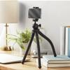 Onn. Flexible Mini-Tripod for Smartphone, Camera, GoPro: Black, Metal with Rubber Coating, 12 Inch Max Height, 2.2 Lbs Weight Capacity view 1