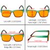 Eyekepper 4 Pack Computer Reading Glasses - Fashion Blue Light Blocking Readers for Women Men Orange Tinted +0.75 view 4