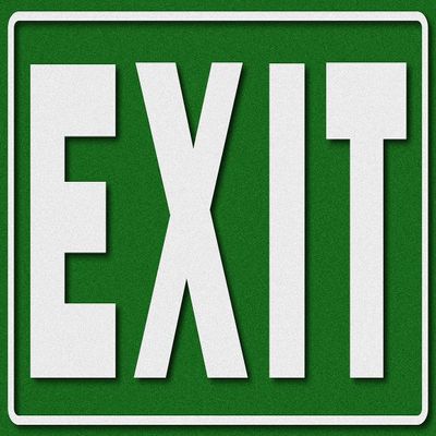 Sokomurg Funny 12"x16" exit Metal Aluminum Sign Garage Kitchen Bar Pub Club Cafe Home Wall Decor Art Sign Post Gifts for man 000004