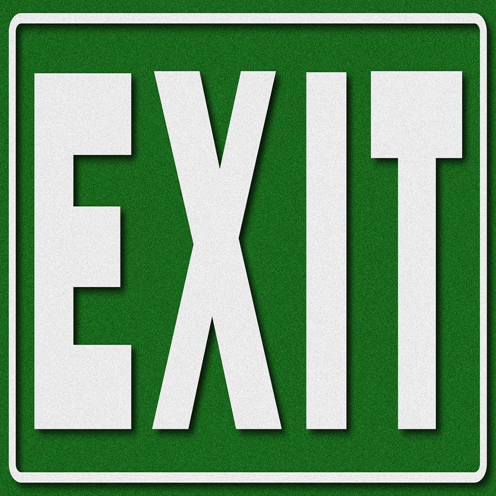 Sokomurg Funny 12"x16" exit Metal Aluminum Sign Garage Kitchen Bar Pub Club Cafe Home Wall Decor Art Sign Post Gifts for man 000004