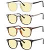 Eyekepper Multipack Yellow tinted Blue Light Blocking Reading Glasses for Women Men Readers Computer Eyeglasses +3.00 view 1