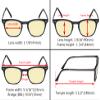 Eyekepper Multipack Yellow tinted Blue Light Blocking Reading Glasses for Women Men Readers Computer Eyeglasses +3.00 view 4
