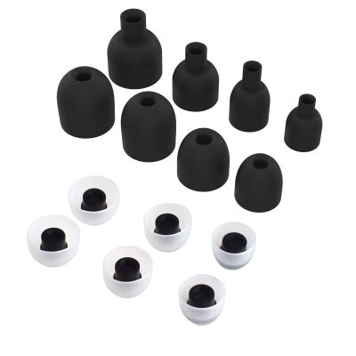 14Pcs WF-1000XM4 Ear Tips Compatible with Sony WF-1000XM3 WF-1000XM4 Earbuds Soft Silicone Ear Tips (Black)