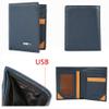 SMART LB Anti-Lost Bluetooth Wallet Tracker & Finder, Mens Slim Minimalist trackable Cool leather wallet Credit Card Holder Gifts with Box (Blue) view 4
