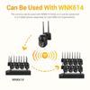 ESCAM WNK610 3MP Wireless WiFi IP Camera, Security Smart Home Indoor Camera for Baby/Pet/Nanny/Garage/Yard, Dual Light Motion Detection Humanoid Detection 2 Way Audio Night Vision IR Pan/Tilt, Black view 3