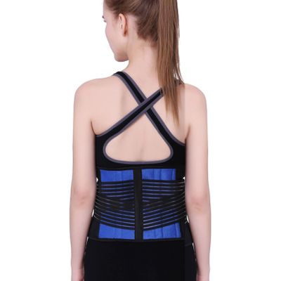 XWSM Lumbar Back Support Belt Lumbar Brace Adjustable Trainer Straps for Lower Back Core Support Belt Back Waist Pain Relief Therapy Compression Belt Support (Size : X-Large)