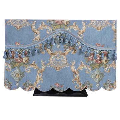 32-75inch Indoor TV Decorative Hood Cover, Waterproof TV Screen Dust Cover fits LED, OLED, LCD, and Plasma Televisions/Blue / 58inch