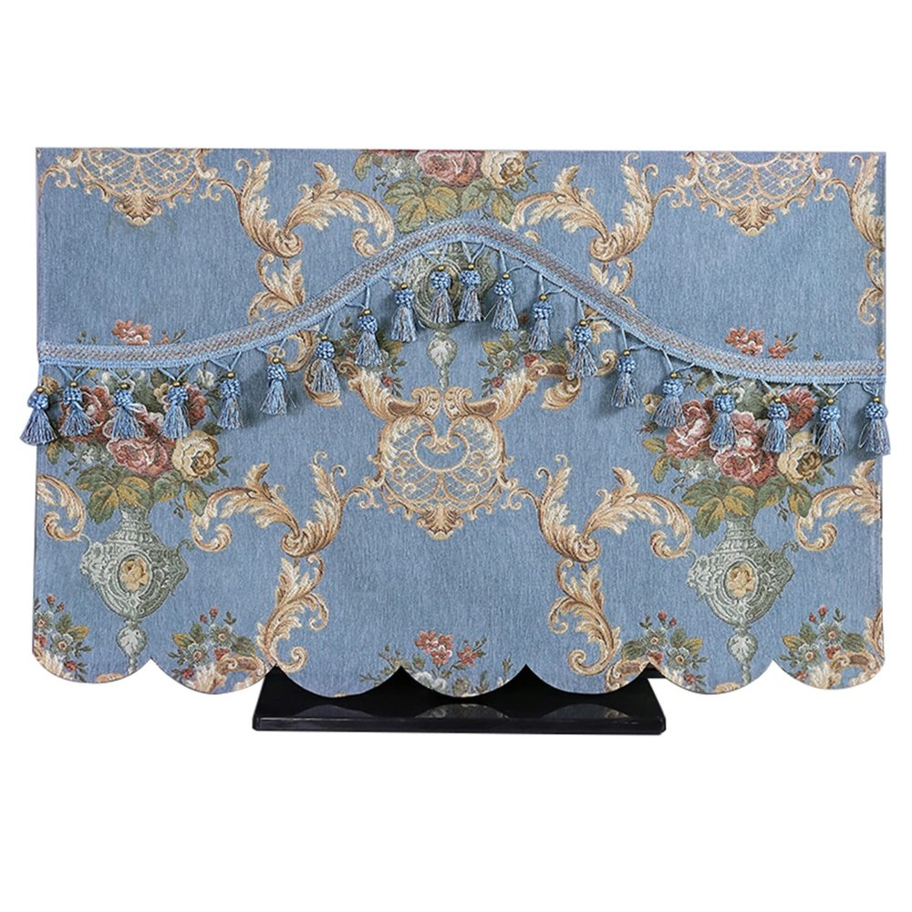32-75inch Indoor TV Decorative Hood Cover, Waterproof TV Screen Dust Cover fits LED, OLED, LCD, and Plasma Televisions/Blue / 43inch