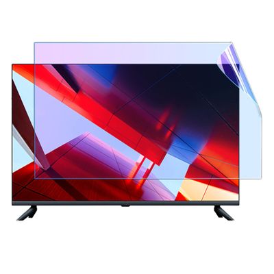 JCSKY 32"-75" TV Screen Protective Film, Screen Matte Protector, 4-Sided Ring Glue Install, Dust-Proof Anti-Myopia / 42in 917x516mm