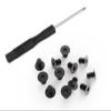12PCS M2x3 Torx T5 Screws for Dell XPS 13 9300 9305 9343 9370 9380, XPS 15 9500 9510 9520 9550 9560, Precision 5520 5530 5540 5550, Razer Blade 14 15, HP Envy 13 Series Laptop w/Screwdriver, Black view 1