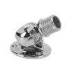 Aramox Marine VHF Antenna Adjustable Base Mount Ratchet Mount Marine Antenna Mount 25mm/1.0in Threaded 316 Stainless Steel Polishing Processing 180 Adjustable Antennas Bracket