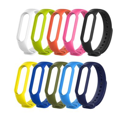 Senter Soft Silicone Watch Strap Replacement Band for Xiaomi Mi Band 5 and Mi Band 6 Smart Watch